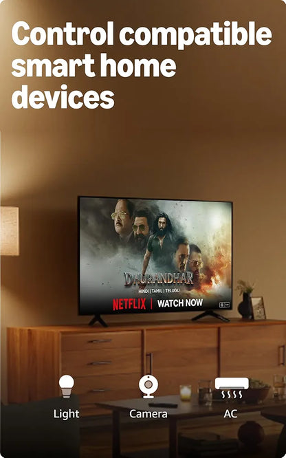 Amazon Fire TV Stick 4K Select (newest model), start streaming in 4K, Alexa voice search, stream lakhs of movies & episodes, free and live TV