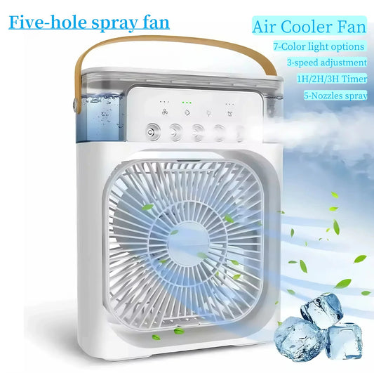 Portable Mini Air Cooler Fan with Water Spray