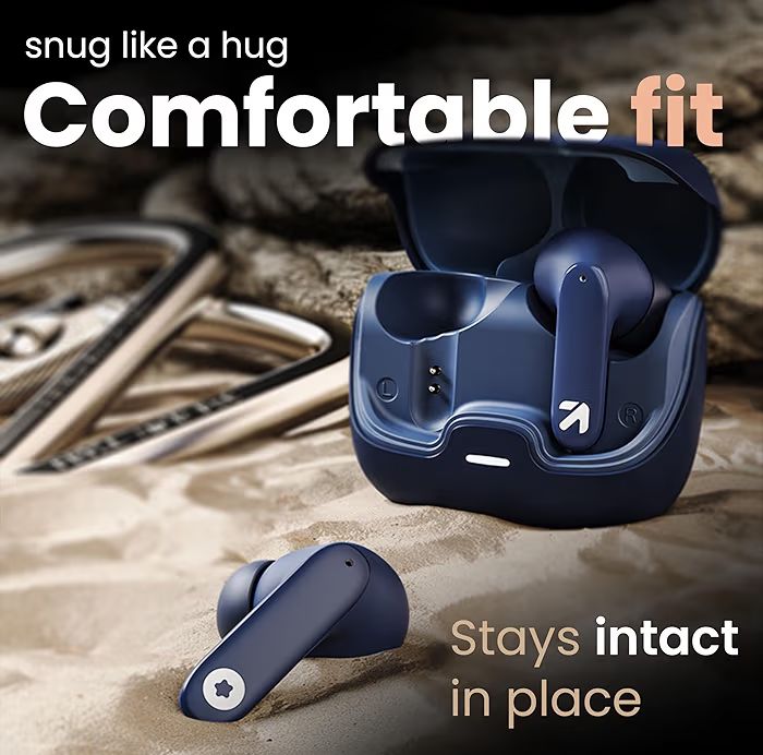 🎧 GOBOLT Z40 TWS Wireless Earbuds – 60H Playtime, ENC Mic, Low Latency Gaming, Type-C Fast Charging