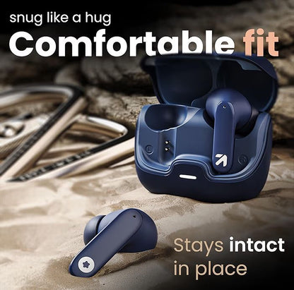 🎧 GOBOLT Z40 TWS Wireless Earbuds – 60H Playtime, ENC Mic, Low Latency Gaming, Type-C Fast Charging