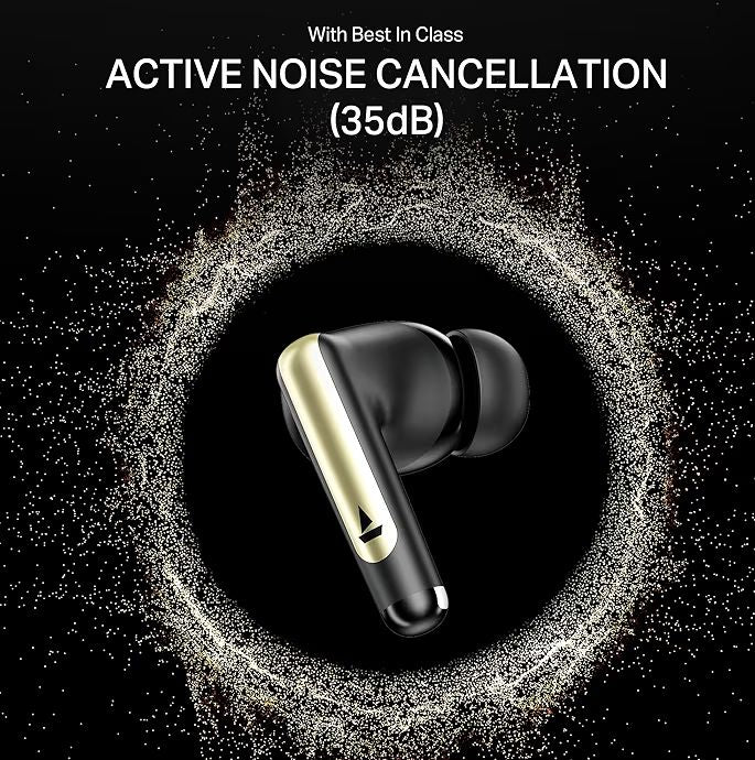 🎧 boAt Airdopes 141 Elite ANC (2025) – Wireless TWS Earbuds with ANC, 42H Battery & ENx™ Tech