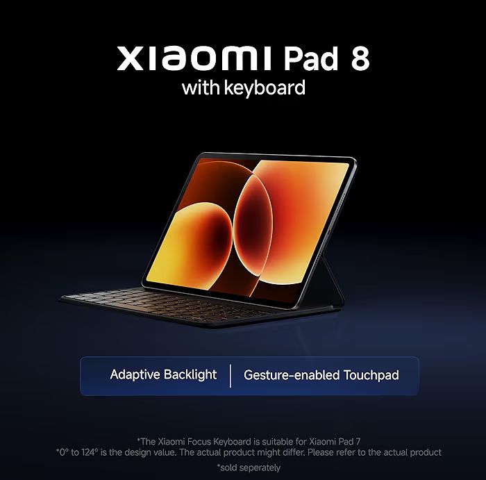 📱 Xiaomi Pad 8 – Snapdragon 8s Gen 1, 3.2K Display, 9200mAh Battery