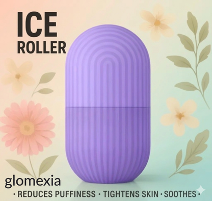 Ice Roller for Face & Skin Care – Reusable Ice Facial Cube for Puffiness, Dark Circles & Skin Tightening