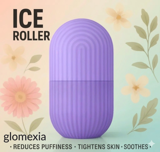 Ice Roller for Face & Skin Care – Reusable Ice Facial Cube for Puffiness, Dark Circles & Skin Tightening