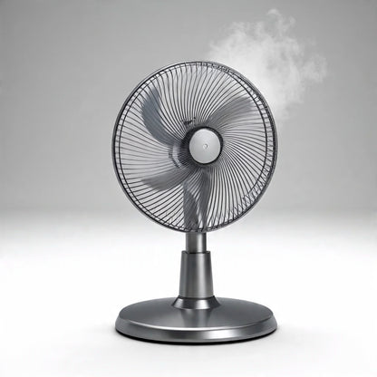 Portable Mini Table Fan – USB Rechargeable Desk Fan with Strong Airflow for Home & Office