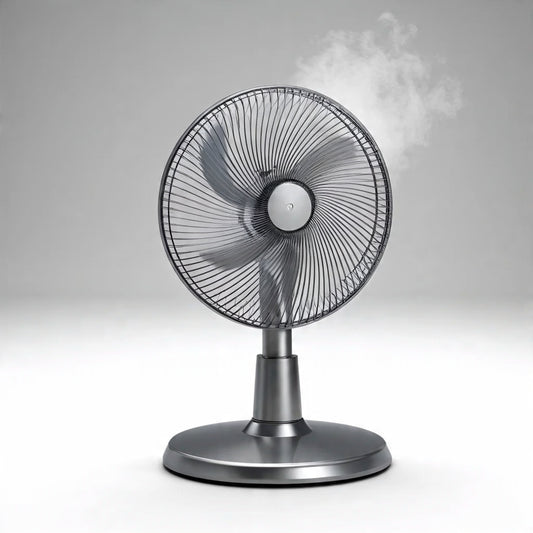 Portable Mini Table Fan – USB Rechargeable Desk Fan with Strong Airflow for Home & Office