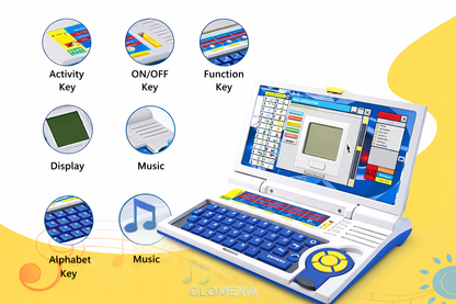 Kids Educational Laptop Toy | English Learning Computer with Music, Games & Activities | Smart Learning Toy for Kids