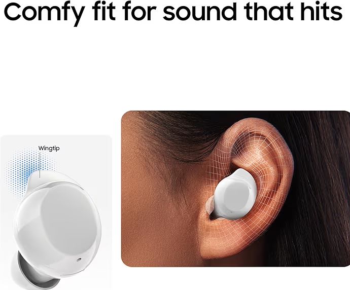 🎧 Samsung Galaxy Buds Core – ANC, 6 Mic Setup, 35H Battery, IP54 (Black)