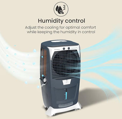 Crompton Ozone Royale 75 Litres Desert Air Cooler for home | Large & Easy Clean Ice Chamber | High Density Honeycomb Pads | Everlast Pump | Humidity Control | Auto Fill & Drain Function