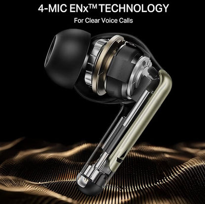 🎧 boAt Airdopes 141 Elite ANC (2025) – Wireless TWS Earbuds with ANC, 42H Battery & ENx™ Tech