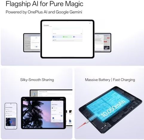 📱 OnePlus Pad Go 2 – 12.1” 2.8K Display, 120Hz, 10050mAh Battery
