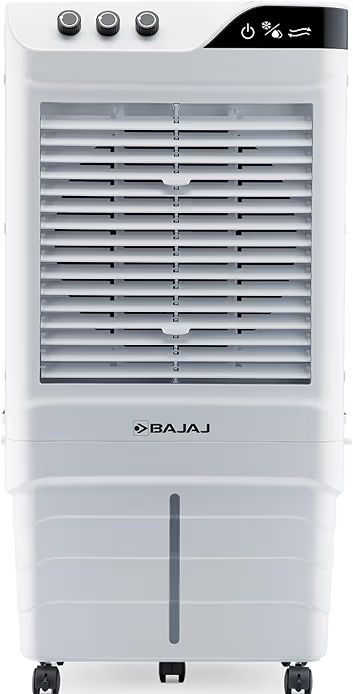 Bajaj DMH 90 Neo 90L Desert Air Cooler for Home|For Larger Room|Anti-Bacterial Honeycomb Cooling Pad|High-Speed|Ice Chamber|90Ft Air Throw|3-Speed Control|3 Year Comprehensive Product Warranty|White
