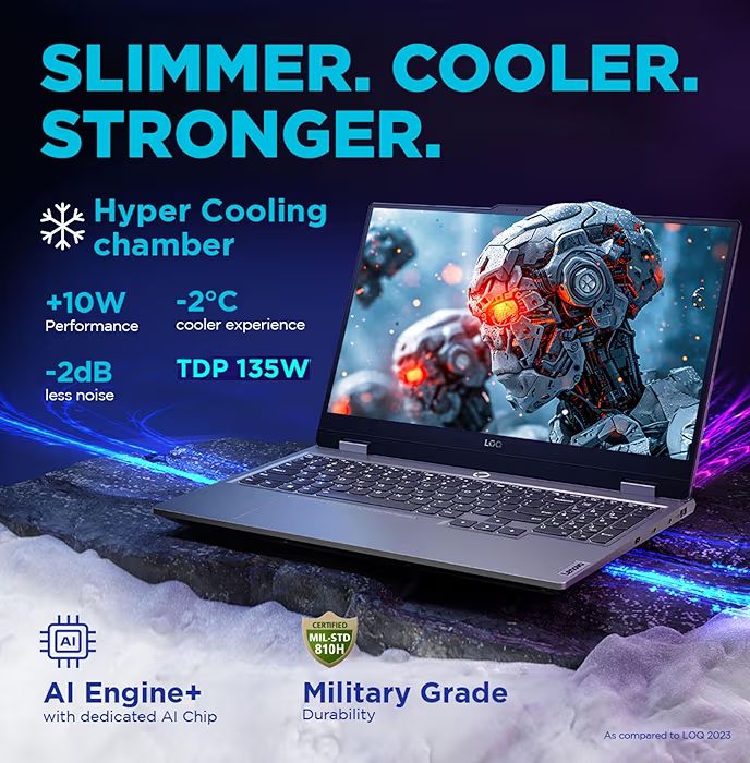 🎮 Lenovo LOQ Gaming Laptop – Ryzen 5 7235HS, RTX 4050 (6GB), 16GB RAM, 144Hz Display