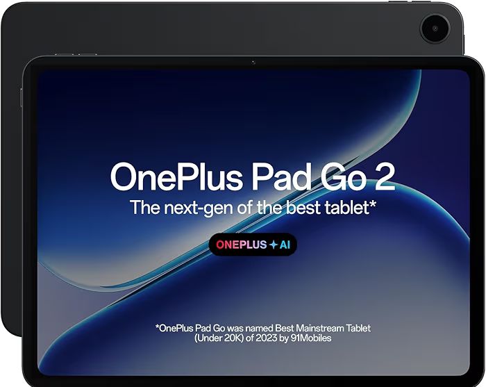 📱 OnePlus Pad Go 2 – 12.1” 2.8K Display, 120Hz, 10050mAh Battery