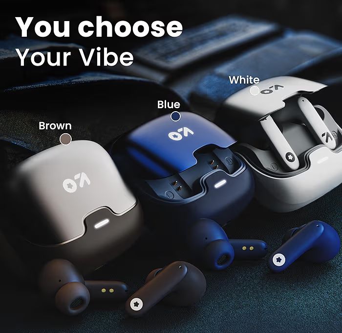 🎧 GOBOLT Z40 TWS Wireless Earbuds – 60H Playtime, ENC Mic, Low Latency Gaming, Type-C Fast Charging