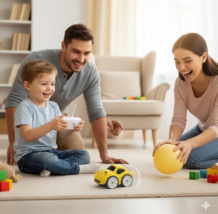 Mini RC Intelligent Sensor Stunt Car for Kids