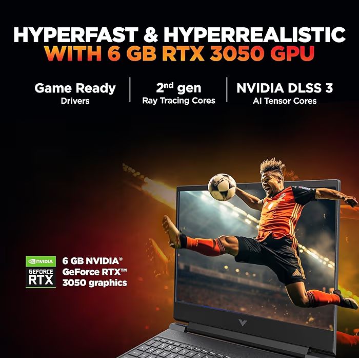 💻 HP Victus Gaming Laptop – i5 13th Gen, RTX 3050 (6GB), 16GB RAM, 144Hz Display