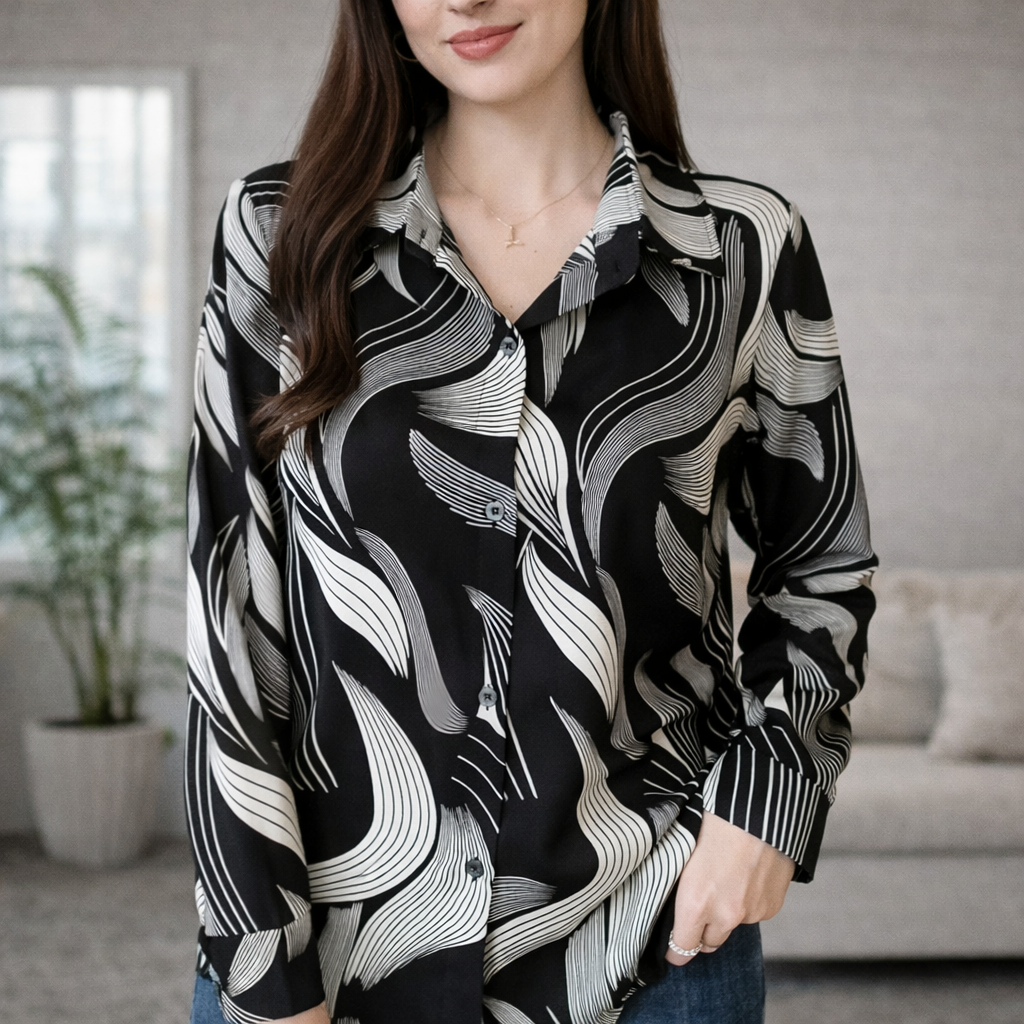 Women’s Stylish Casual Shirts Collection | Trendy Printed, Striped & Solid Tops for Daily Wear