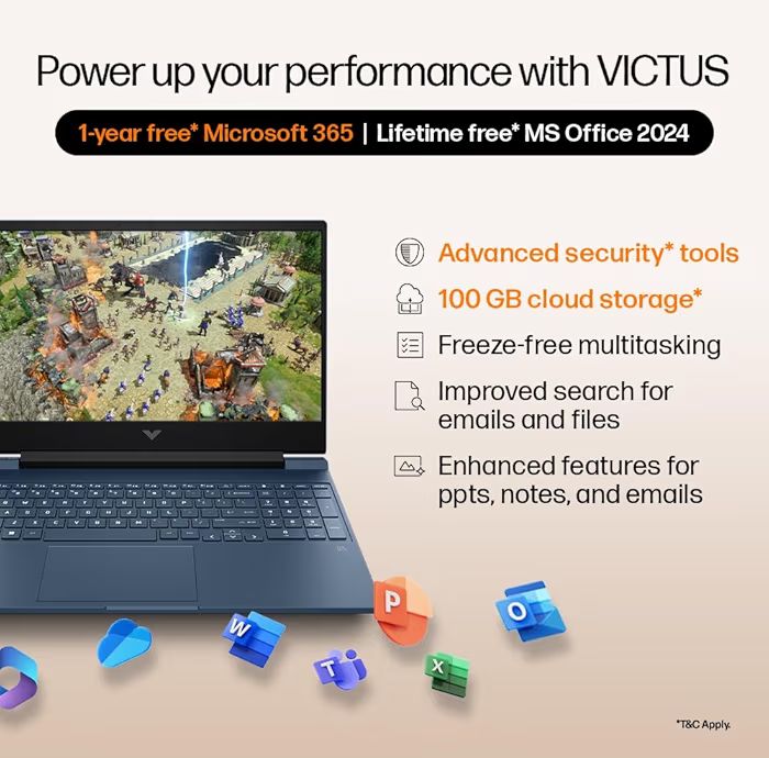 💻 HP Victus Gaming Laptop – i5 13th Gen, RTX 3050 (6GB), 16GB RAM, 144Hz Display