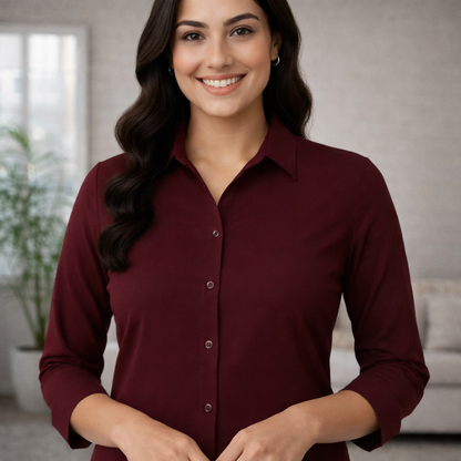 Women’s Stylish Casual Shirts Collection | Trendy Printed, Striped & Solid Tops for Daily Wear