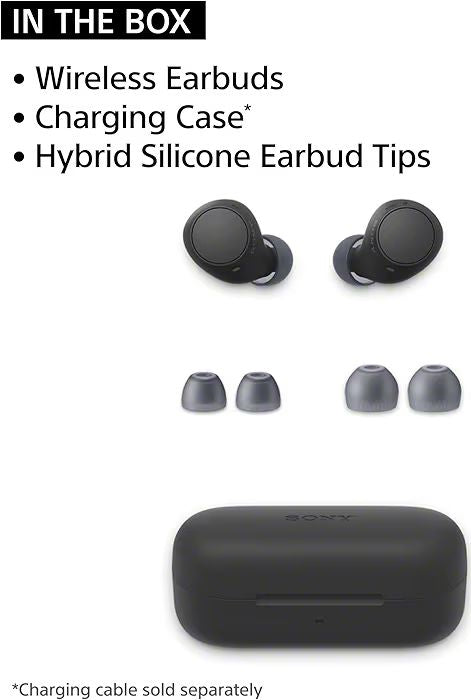 🎧 Sony WF-C510 Wireless Earbuds – Ambient Sound, Multipoint, 22H Battery, IPX4 (Black)