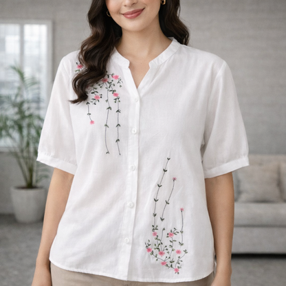 Women’s Stylish Casual Shirts Collection | Trendy Printed, Striped & Solid Tops for Daily Wear