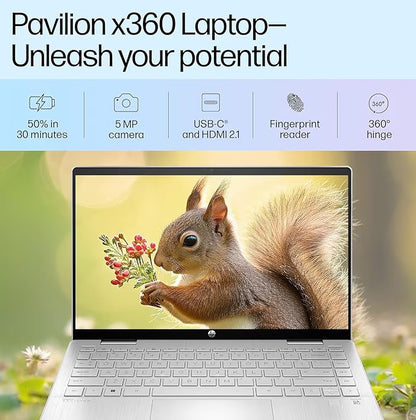💻 HP Pavilion x360 – i5 13th Gen, 16GB RAM, 512GB SSD, Touchscreen, 2-in-1 Convertible Laptop