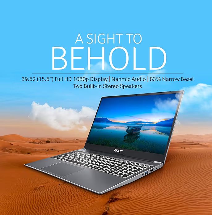💻 Acer Aspire Lite – Ryzen 7 7730U, 16GB RAM, 512GB SSD, FHD IPS Display, Thin & Light