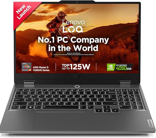 🎮 Lenovo LOQ Gaming Laptop – Ryzen 5 7235HS, RTX 4050 (6GB), 16GB RAM, 144Hz Display