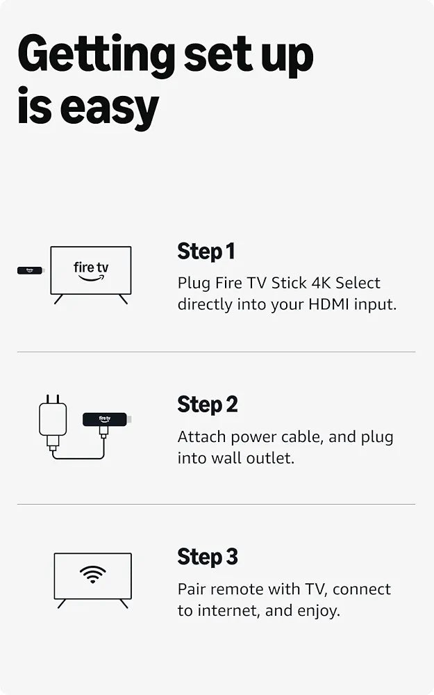 Amazon Fire TV Stick 4K Select (newest model), start streaming in 4K, Alexa voice search, stream lakhs of movies & episodes, free and live TV