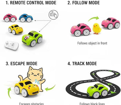 Mini RC Intelligent Sensor Stunt Car for Kids
