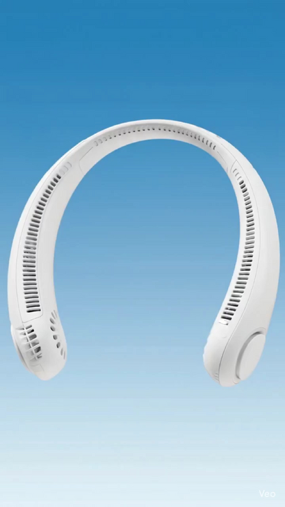 Portable Neck Fan – 360° Bladeless Rechargeable Wearable Cooling Fan